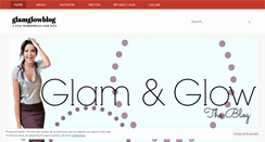 Desktop Screenshot of glamglowblog.com