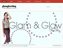 Tablet Screenshot of glamglowblog.com